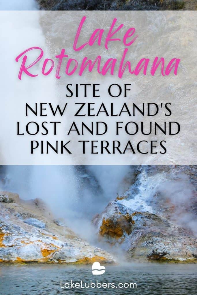 Lost and found pink terraces in New Zealand
