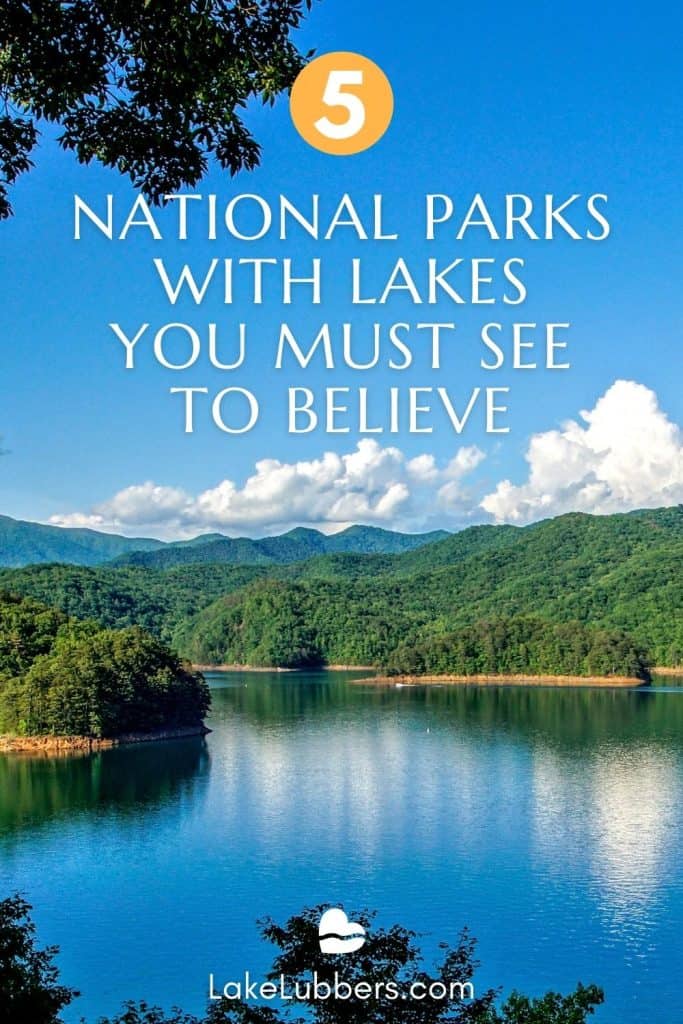 Gorgeous Fontana Lake in Great Smoky Mountains National Park