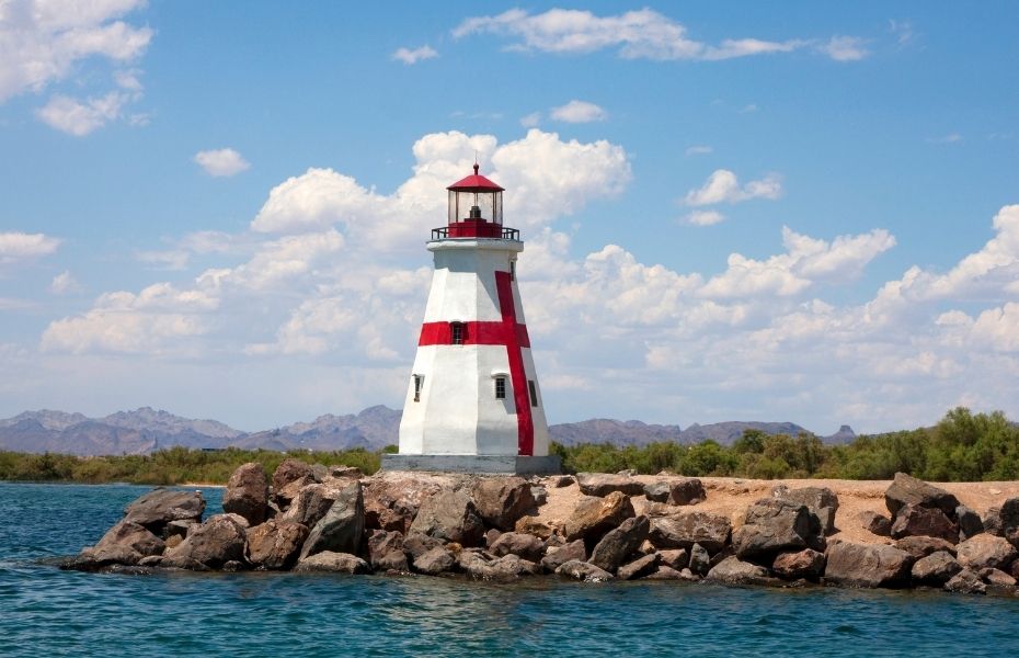 Replica of East Quoddy Lighthouse | Lake Havasu, Arizona
