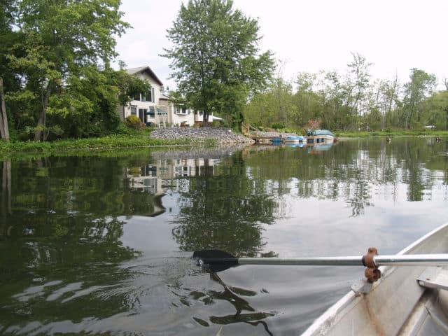 Boat View of Saratoga Lake