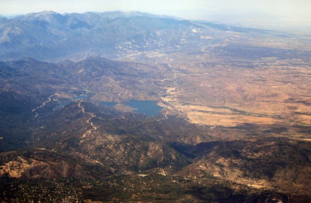 Aerial View of Silverwood Lake