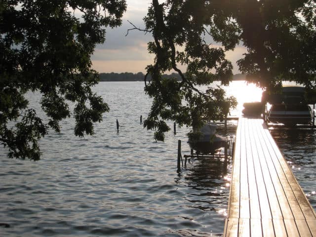 Dock at Lake Maxinkuckee