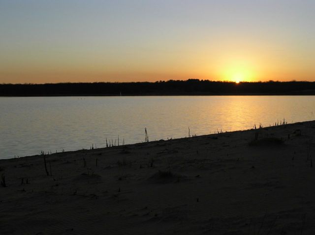 Sunset at Lake Thunderbird