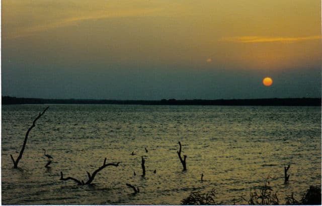 Sunset Over Lake Corpus Christi