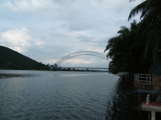 Akosombo Bridge Near Lake Volta