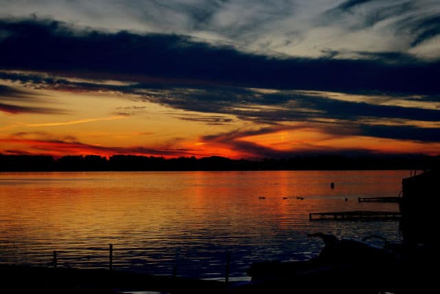 Sunset Over Lake Waubesa
