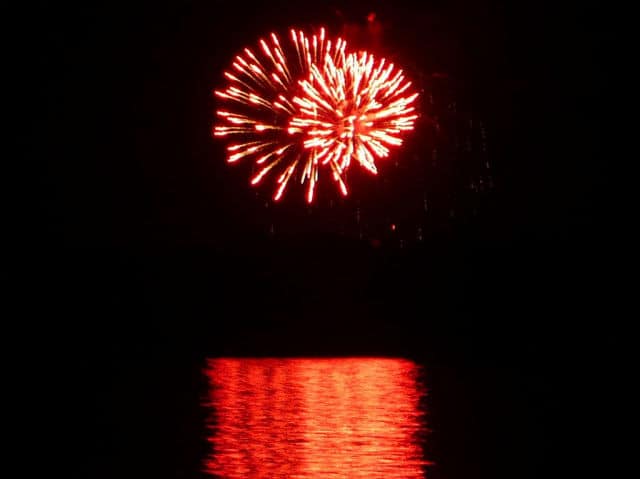 Fireworks Over Weiss Lake