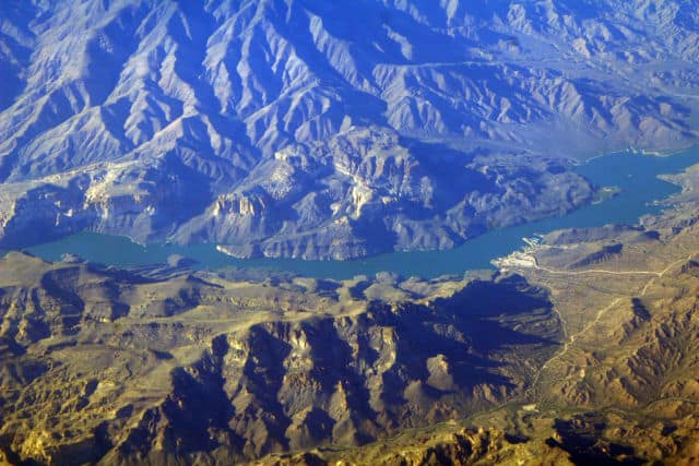 Aerial View of Apache Lake