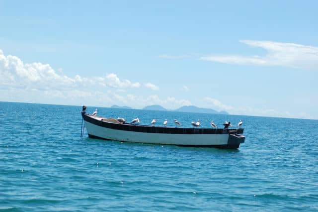 Boat at Lake Malawi