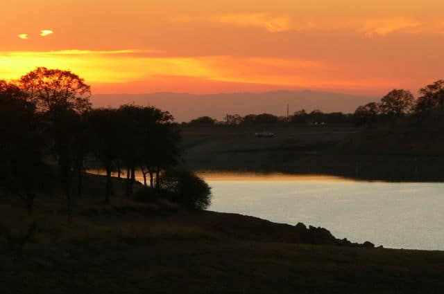 Sunset Over Don Pedro Lake
