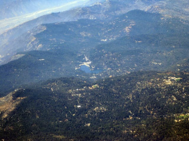 Aerial View of Lake Gregory