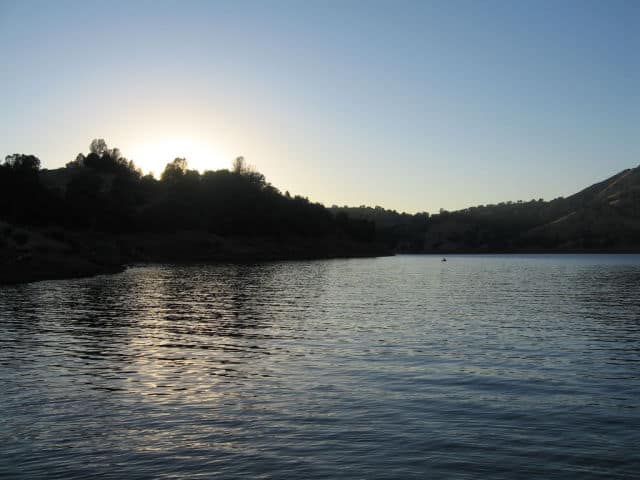Sunset at New Melones Lake
