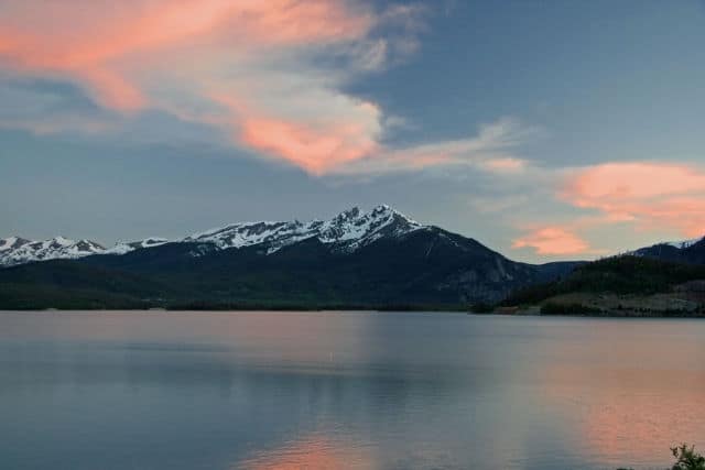 Sunset at Lake Dillon