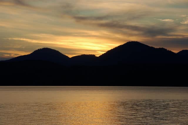 Sunset Over Lake Pend Oreille