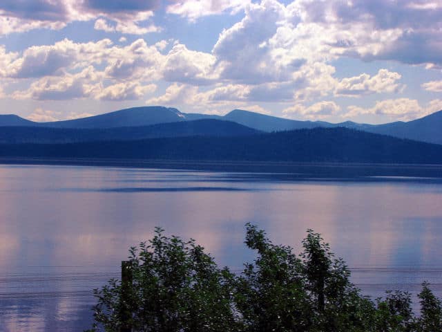 Scenic View of Upper Klamath Lake