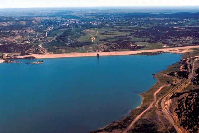 Aerial View of Trinidad Reservoir