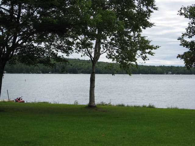 Shore View of Cobbossee Lake