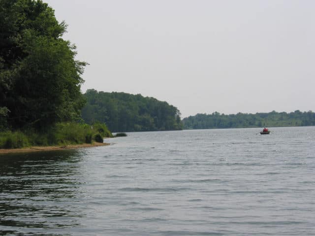 Rowboat at Little Seneca Lake