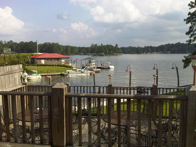 Dock and Boats at Lake Harding