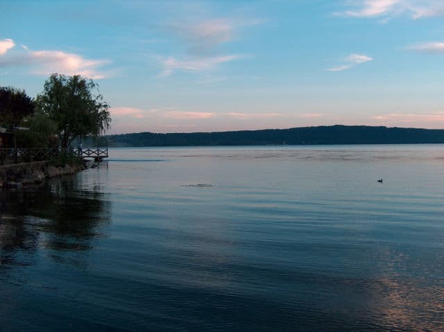 Sunset Over Lake Vico