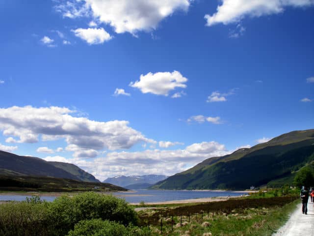 Scenic View of Loch Ericht