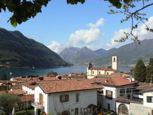 Scenic View of Lake Iseo