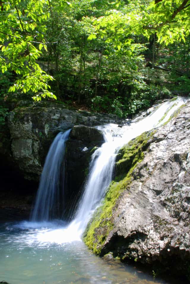 Waterfall at Lake Catherine