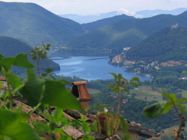 Panoramic View of Lake Piediluco