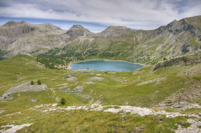 Panoramic View of Lac d'Allos