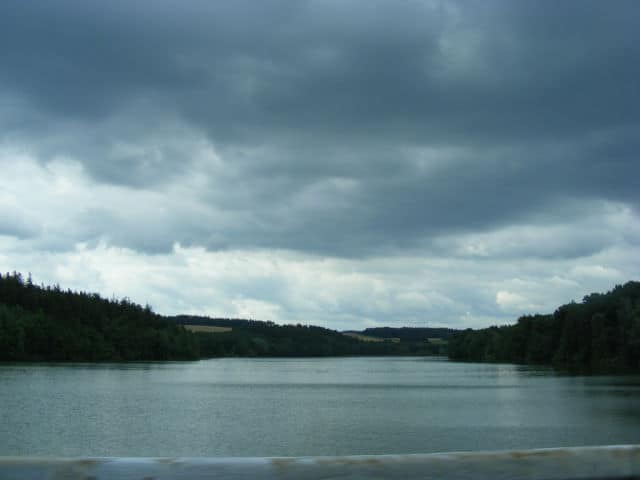 View of Talsperre Zeulenroda