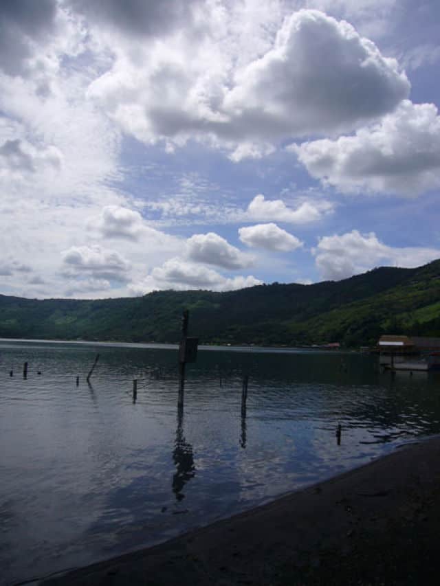 Shore View of Lake Coatepeque