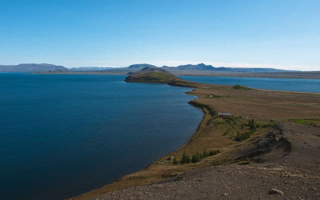 Scenic View of Lake Thingvallavatn