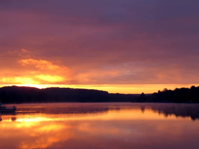 Sunrise at Clam Lake
