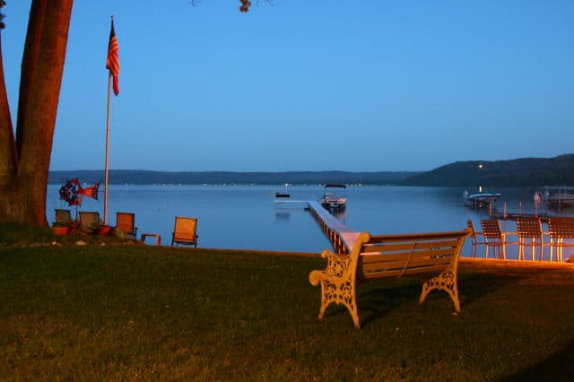 Big Glen Lake in the evening