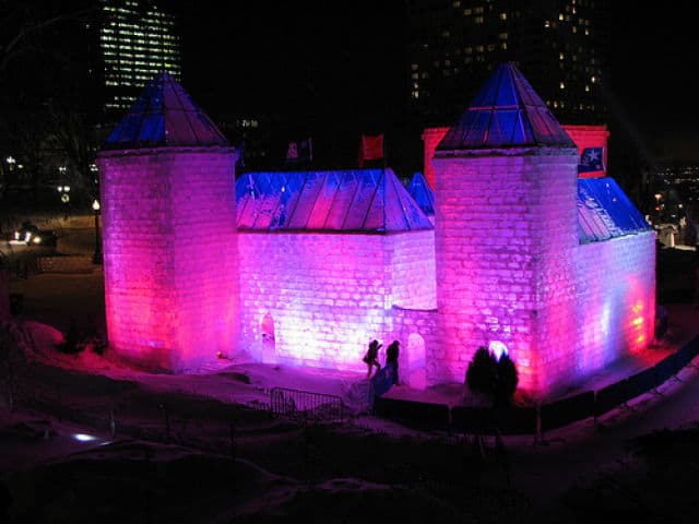 Quebec Winter Carnival Ice Palace