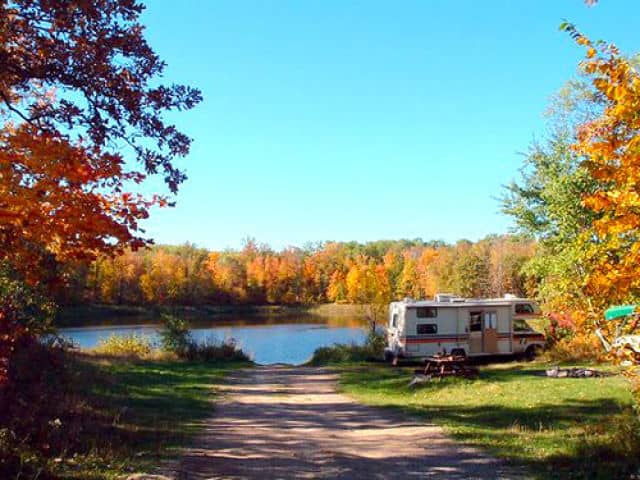 Early Autumn Camping at Paul Bunyan State Forest