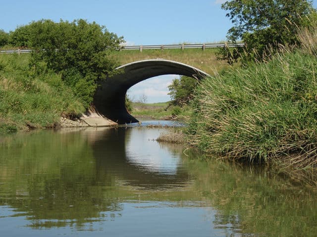 Arched Bridge Over Qu'Appelle River