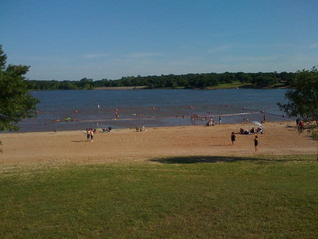 Arcadia Lake Beach