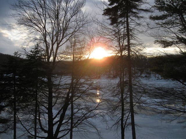 New Year's Sunset at Deep Creek Lake