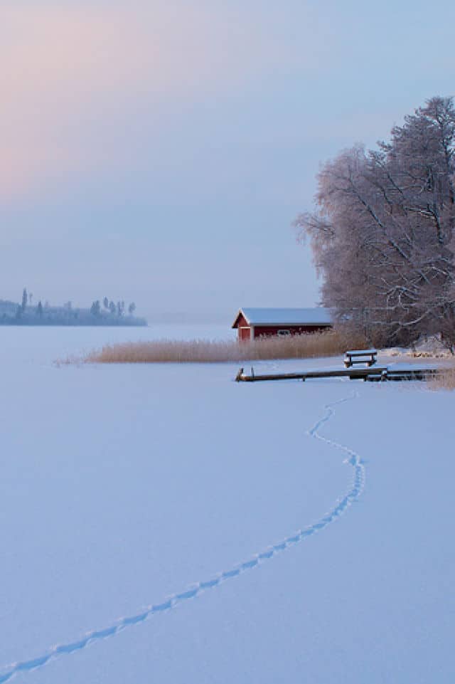 Lake Keitele in Winter