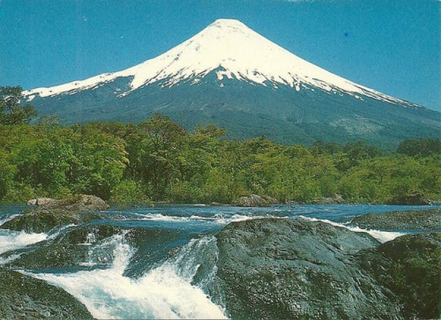 Osorno Volcano from Petrohue River