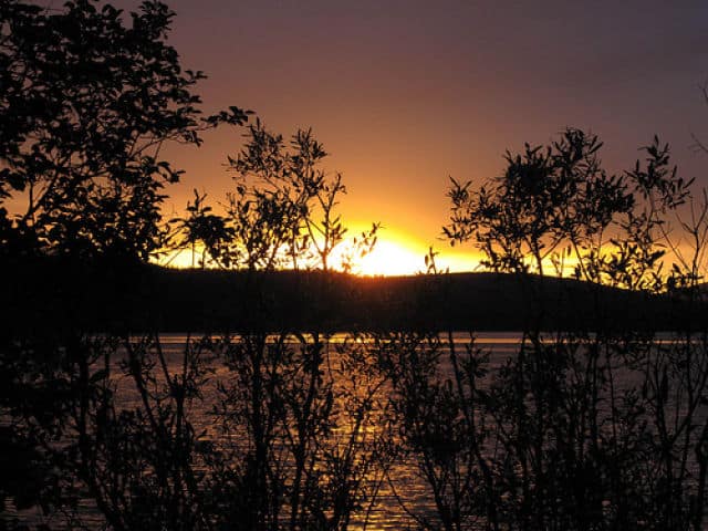Bowron Lake Sunset