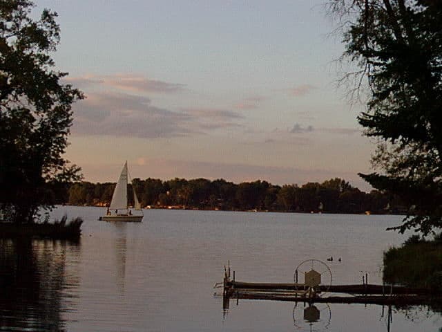 Lake Owasso Sailboat