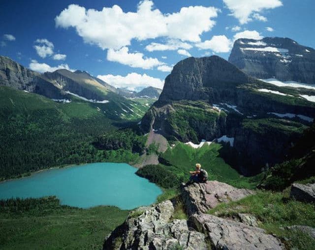 Bird's Eye View of Grinnell Lake