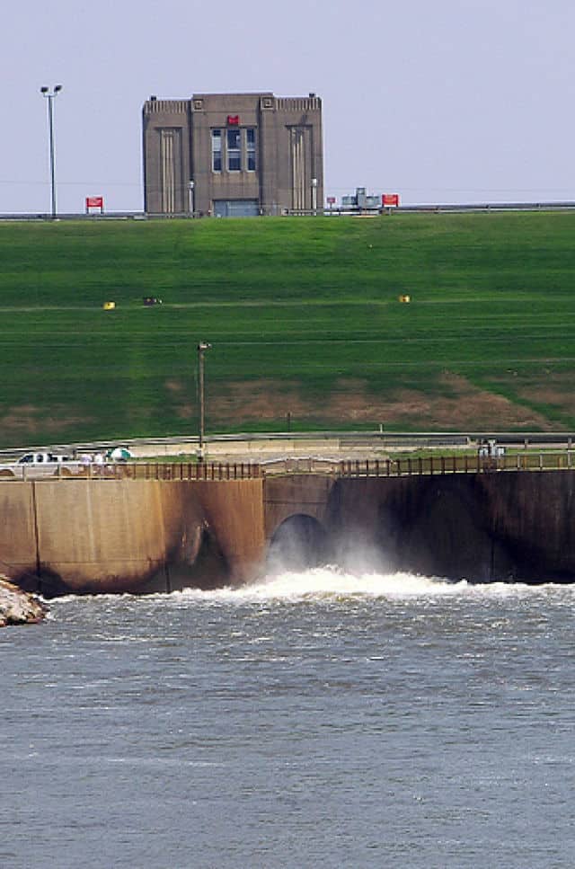 Dam at Arkabutla Lake
