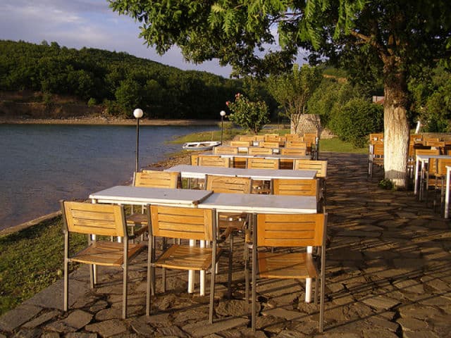Lake Plastira Waterfront Dining