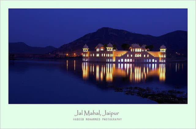 Jal Mahal Palace at Night