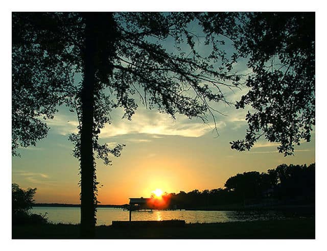 Lake Limestone Sunset