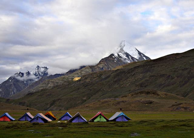 Camping at Chandratal