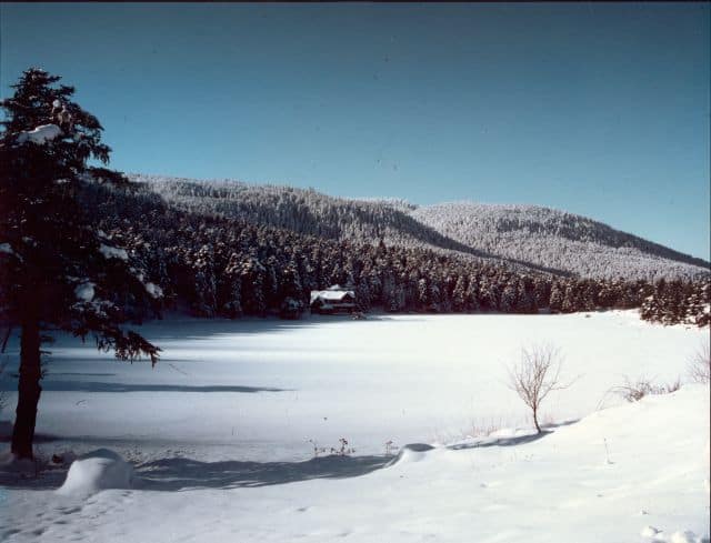 Winter in Lake Golcuk